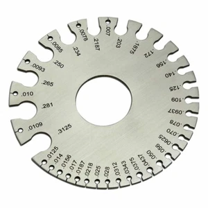 Round Cable Sheet Stainless Steel Wire Gage Standard Thickness Metal Gauge - Foto 1 di 5