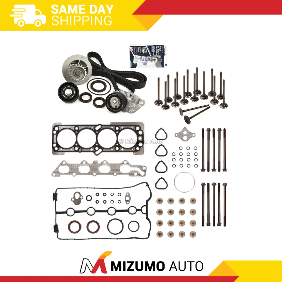 Head Gasket Set Valves Timing Belt Kit Fit 06-08 Chevrolet Aveo Aveo5 1.6L DOHC - Image 1 of 4