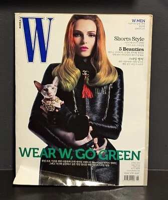 W Magazine Korea June 2010 - Wear W, Go Green - Tear on Front Cover - Image 1 of 4