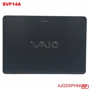 For SONY SVF14A 4JGD5PHN050 Black 14" Touch Version Laptop Back Cover Rear Lid - Picture 1 of 5