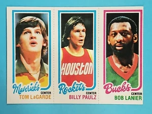 1980-81 Topps #150 Bob Lanier #109 Billy Paultz #69 Tom LaGarde (KCR) - Foto 1 di 2