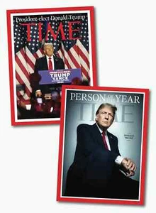 Donald Trump Time Magazine Person Of The Year +JD Vance 2024 New Stock Fast Ship - Picture 1 of 5