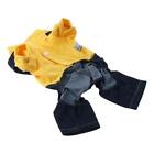 Yellow Teddy Bear Autumn Strap Pants Multicolor Cute Denim Overalls
