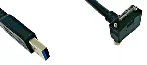 5 Each 18” USB Super Speed 5Gbps Micro B Male To USB 3.1 Type C Male Cable New - Picture 1 of 6