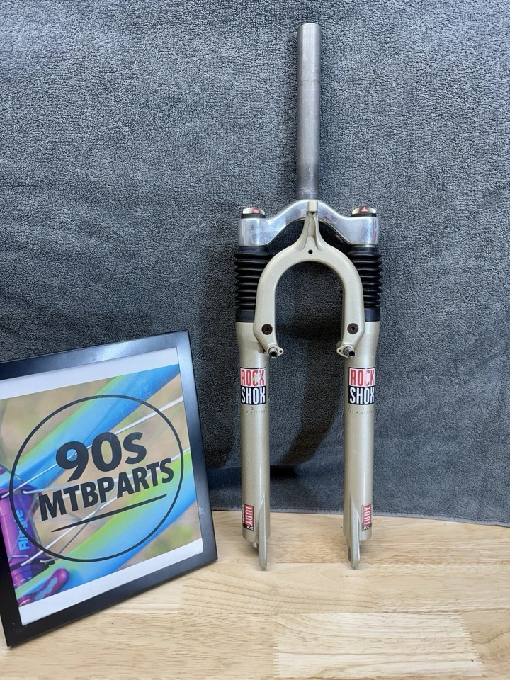 "Horquilla de suspensión de freno de llanta vintage de 1"" Rockshox Judy XC 26" QR 180 mm 1"" dirección" Foto 1 de 4