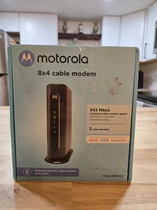 Motorola 8x4 Cable Modem Model MB7220 DOCSIS 3.0 - Picture 1 of 8