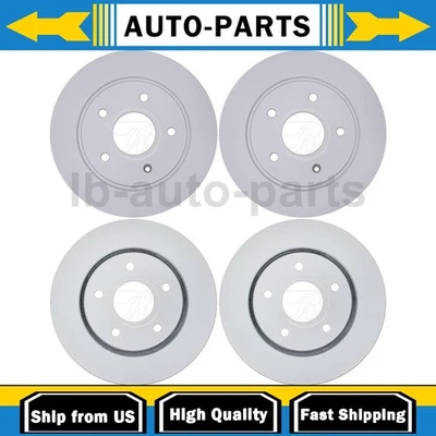 Rotor de freno de disco delantero trasero 4x para Dodge Journey 2012-2013 2,4 L Foto 1 de 4