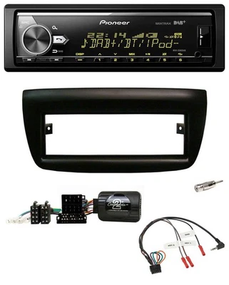 Pioneer Bluetooth USB DAB Lenkrad Autoradio für Fiat Doblo 2012-2015 schwarz - Bild 1 von 4