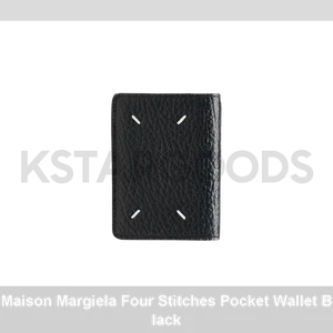 Maison Margiela Four Stitches Pocket Wallet Black - Picture 1 of 6