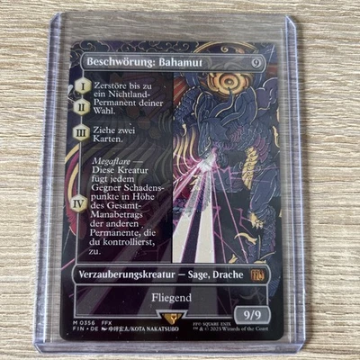 MTG Final Fantasy, Non-Foil Beschwörung: Bahamut, Deutsch NM - Bild 1 von 3