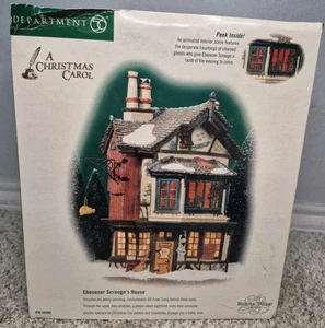 Reparto 56 Dickens Village Ebenezer Casa illuminata di Scrooge - 56.58490 con scatola - Foto 1 di 2