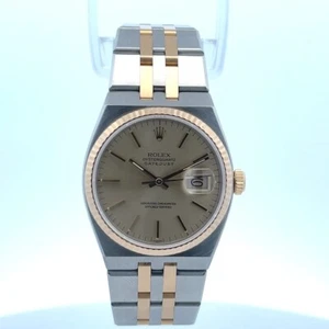 Rolex Oysterquartz DateJust Two-Tone 18KYG/SS Champagne Dial 17013 - Picture 1 of 5