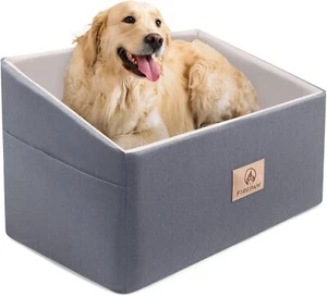 Seggiolino Auto per Cani, seggiolino Auto Nero per Cani di Grande Cani o 2 Cani - Foto 1 di 7