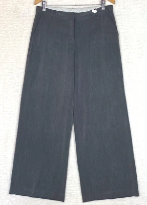 Pantalones de vestir Worthington para mujer 8 grises anchos calce moderno bolsillos elásticos carrera Foto 1 de 4