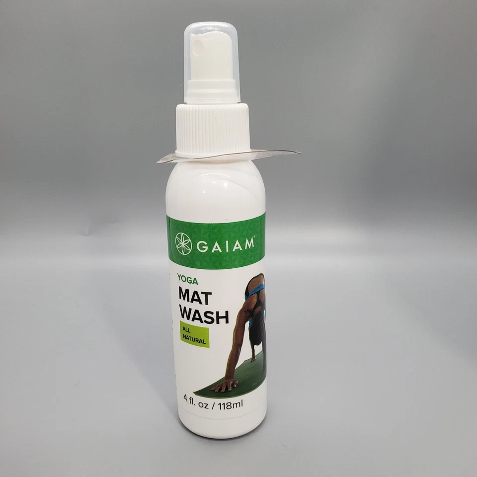 Gaiam Yoga Mat Cleaner Spray 4oz 100 Percent All Natural and Nontoxic