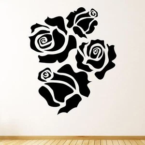 Calcomanía de transferencia de flores diseño floral mate vinilo Reino Unido - Imagen 1 de 36