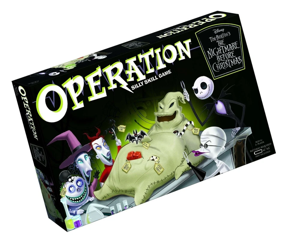 USAopoly Operation: Disney Tim Burton’s The Nightmare Before Christmas Board Game