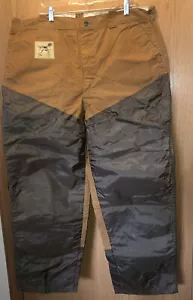 IDEAL PRODUCTS Nylon Faced Brush Busting Canvas Hunting Pants Made USA NOS vtg - Picture 1 of 9