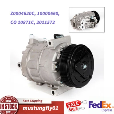 Compresor de aire acondicionado para Nissan Sentra L4 2007-2011 2,0 L CO 10871C Foto 1 de 4