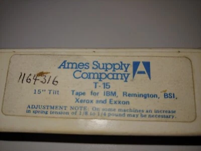 AMES IBM SELECTRIC TYPEWRITER PART / PARTS - TILT TAPE FOR 15" SELECTRICS