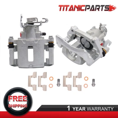 Par de pinzas de freno traseras con soporte para Ford Mustang 2005-2014 izquierda y derecha Foto 1 de 4