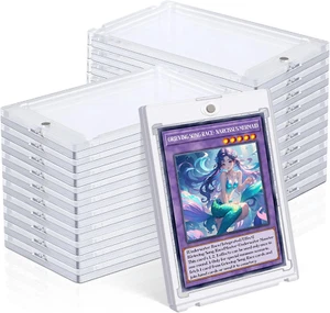 50Ct Magnetic Card Holders for Trading Cards, 35Pt Acrylic Card Protectors Baseb - Picture 1 of 7