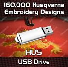 160,000 Husqvarna embroidery pattern design files HUS on USB drive