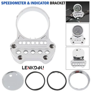 CNC Side Speedometer Relocation Instrument Brackets For Harley Sportster XL 883 - Picture 1 of 10