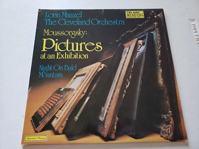 MUSSORGSKY Pictures & Night Bald Mtn - MAAZEL Cleveland TELARC DG-10042 ST LP NM - Image 1 of 4