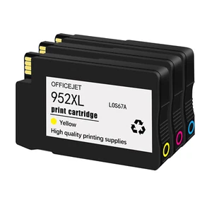 Juego de tinta de color 3 UNK 952XL LOS61A LOS64A LOS67A C/M/Y para HP OfficeJet 8710 8702 - Imagen 1 de 8