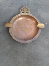 Vintage copper ashtray preowned unmarked