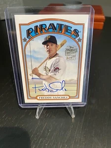 2023 Topps Archives Freddy Sanchez AUTO 72FF-FS Pittsburgh Pirates - Picture 1 of 2