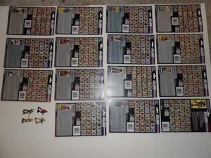 GI JOE ARAH UNCUT FILE CARDS WITH MICRO FIGURES 1980'S LOT VINTAGE ORIGINAL