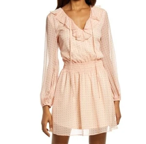 Langarm-Damenkleid SNR Rylee mit Rüsche Größe Small - Bild 1 von 1