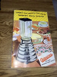 Osterizer der neue moderne Mahlzeitenzubereiter 1953 Mixer manuell Rezeptheft 64 Seiten - Bild 1 von 6