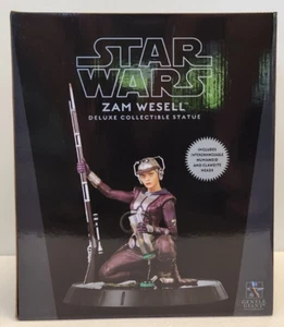 Gentle Giant Star Wars EP II Zam Wesell Deluxe 1/6 Statue Disney LE NIB #74/500 - Picture 1 of 6