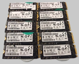 JOBLOT x10 - SANDISK X110 SD6SP1M-128G-1012 128GB SSD M.2 NGFF 2260 ERASED - Picture 1 of 3