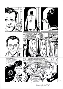 BRUNO BRINDISI - Tavola originale Dylan Dog n.61 " Terrore dall'infinito " p.44 - Bild 1 von 1