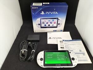 L1815 Sony PS Vita PCH-2000 console White Handheld system PSV w/box