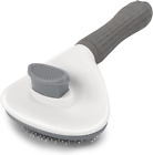 Cat Brush for Shedding and Grooming, Pet Self Cleaning Slicker Brush with Cat Ha