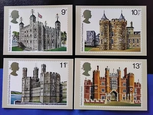 PHQ 28 British Architecture set of 4 postcards Post Office. - Picture 1 of 1