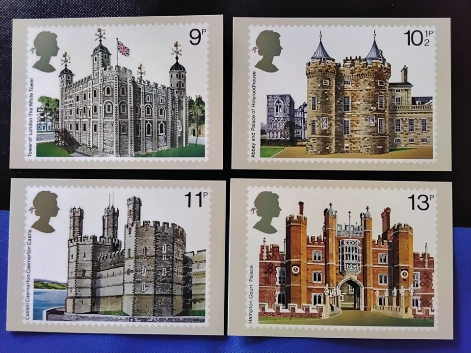 PHQ 28 British Architecture set of 4 postcards Post Office. - Image 1 of 1