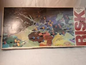 Risk by Parker Brothers Complete Set Game Board Warped Vintage 1975 Board Game - Picture 1 of 24