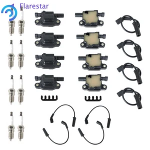 8 PACK UF413 Ignition Coil + 41-962 Spark Plug + 9748UU Wire For Chevrolet GMC - Foto 1 di 8