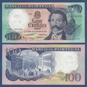 PORTUGAL 100 Escudos 1965 II+ / XF+  P.169 a - Picture 1 of 1