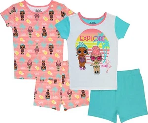 L.O.L. Surprise! Girls' Snug Fit Explore Cotton Pajamas Size 4, 6, 8, 10 - Picture 1 of 1