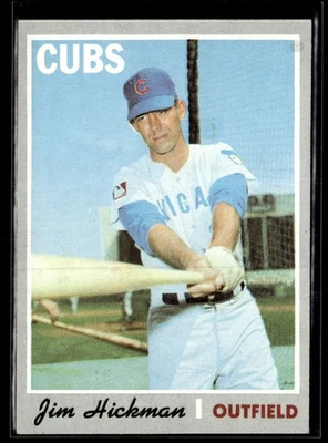 1970 Topps Jim Hickman EX-EX/MT Set Break #612 - Image 1 of 2
