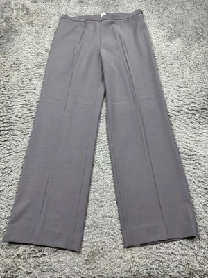 Pantalones Agnona Mujer 48 EE. UU. 12 Gris Lana Relajado tiro medio Carrera Pantalones Pantalones Foto 1 de 4