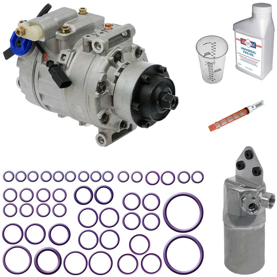 Компрессор переменного тока Omega с ремонтным комплектом кондиционера для Audi Allroad Quattro 2004 - Изображение 1 из 1