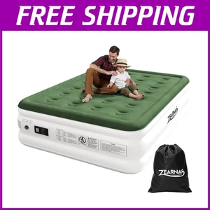 Upgraded Full Size Air Mattress with Built-in Pump - Picture 1 of 9